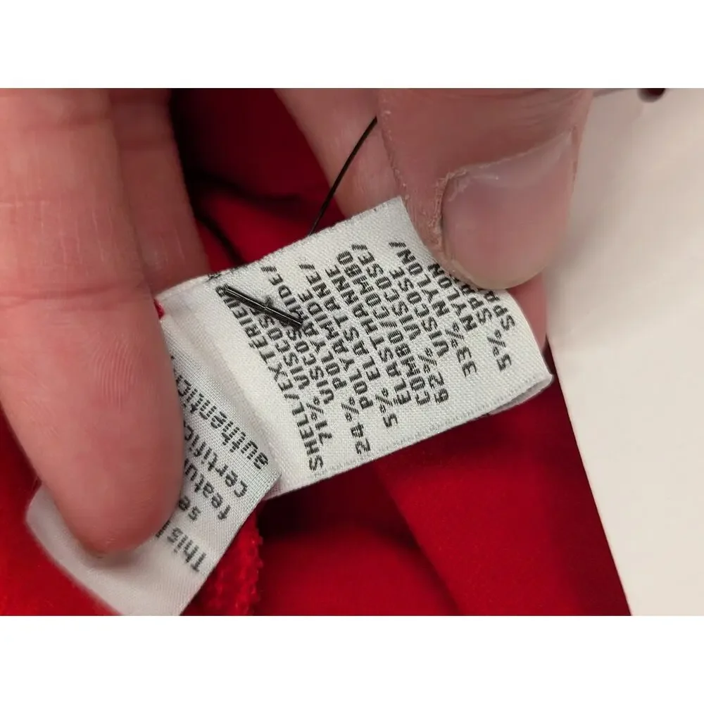Diane Von Furstenberg Red Sleeveless Faux 2 piece Knee-Lenght Red Dress sz 2 - Picture 8 of 10